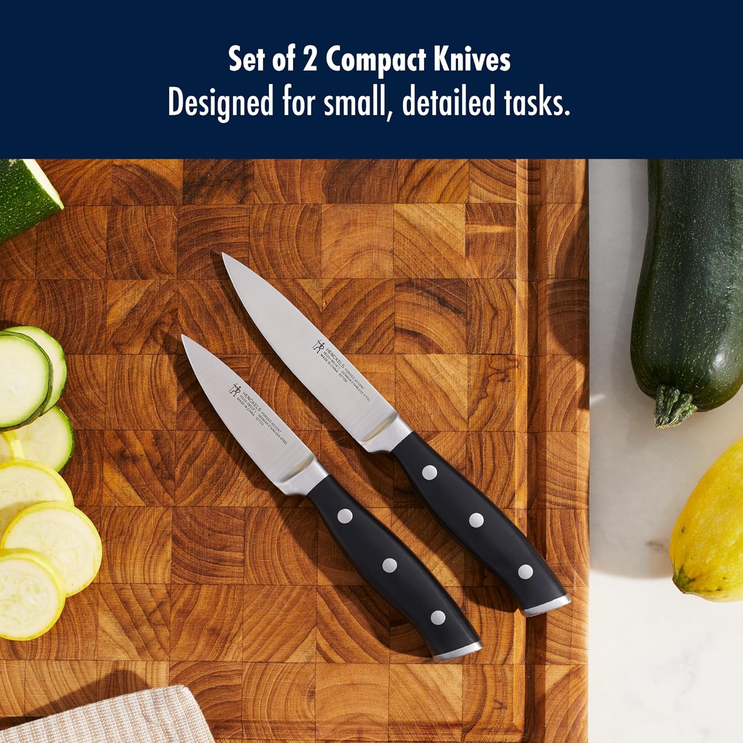 HENCKELS Forged Accent Razor-Sharp 2-pc Paring Knife Set, German Engineered Informed by 100+ Years of Mastery,Black - Image 2
