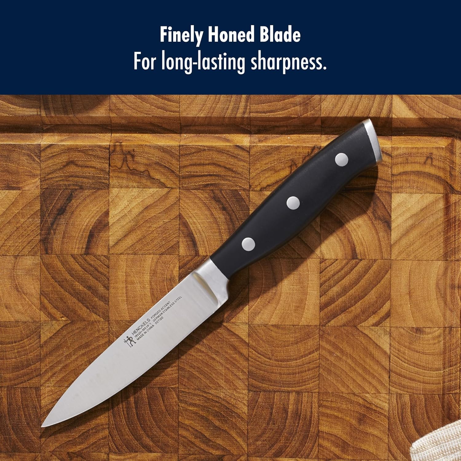 HENCKELS Forged Accent Razor-Sharp 2-pc Paring Knife Set, German Engineered Informed by 100+ Years of Mastery,Black - Image 6